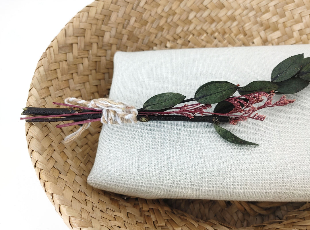Elegant White Linen Tencel Fabric with Silver Lurex Highlights 2467