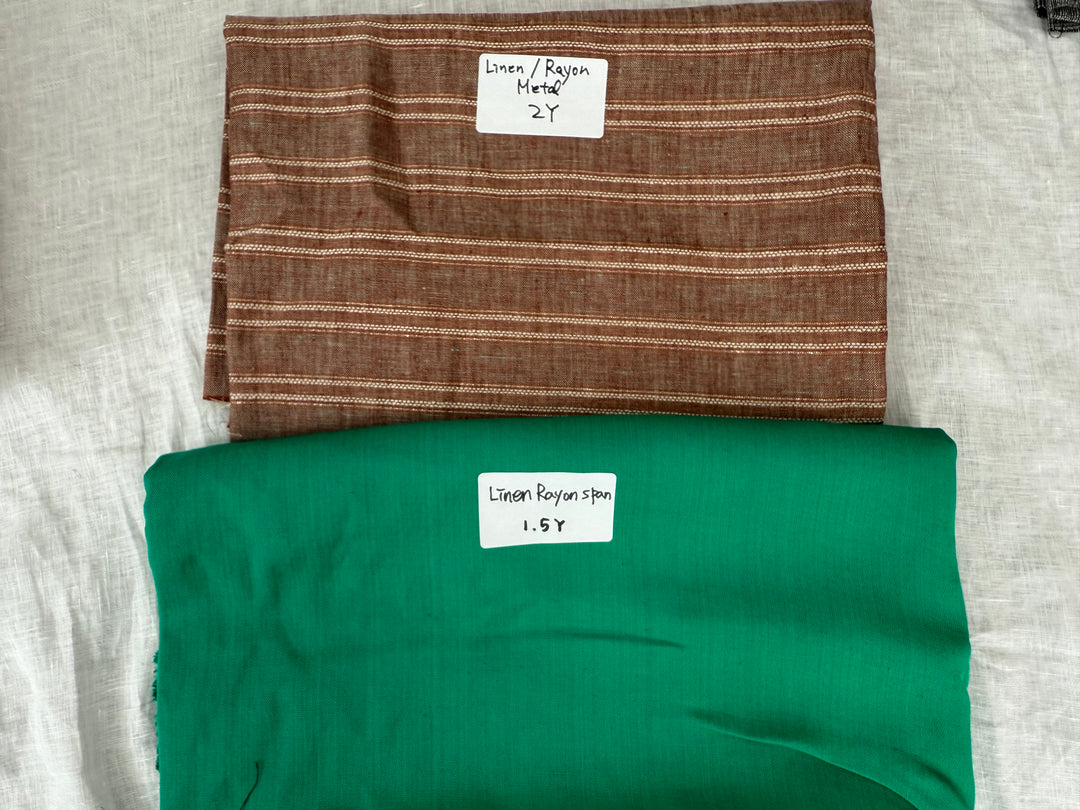 25.5 y of Woven Fabric of Linen - Surprise Box No.42