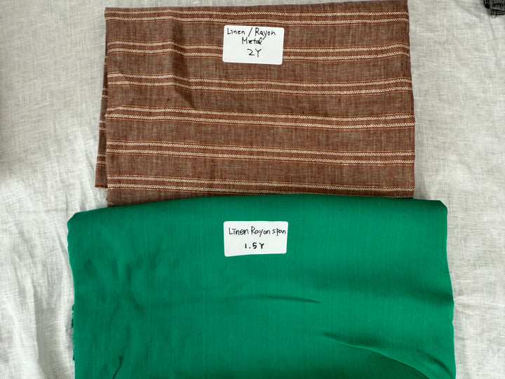 25.5 y of Woven Fabric of Linen - Surprise Box No.42