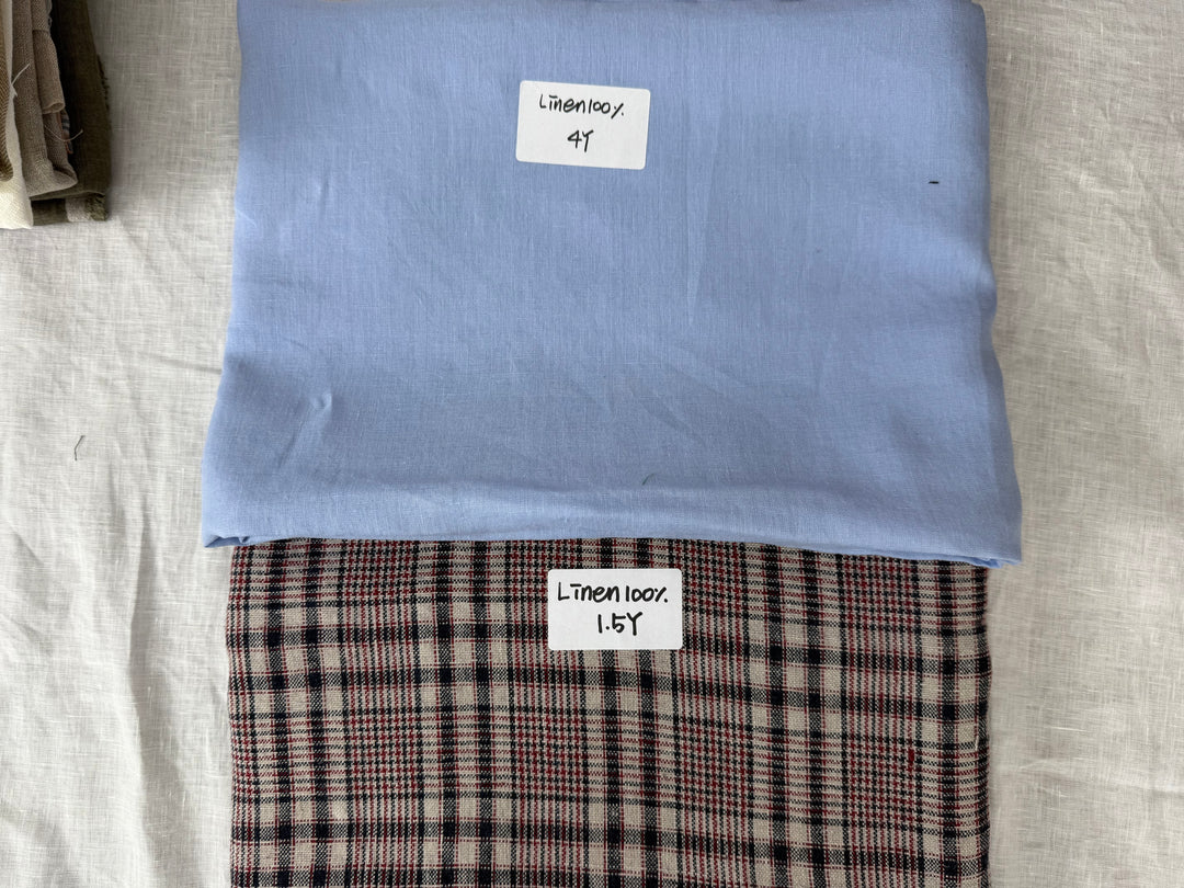24.5 y of Woven Fabric of Linen - Surprise Box No.37