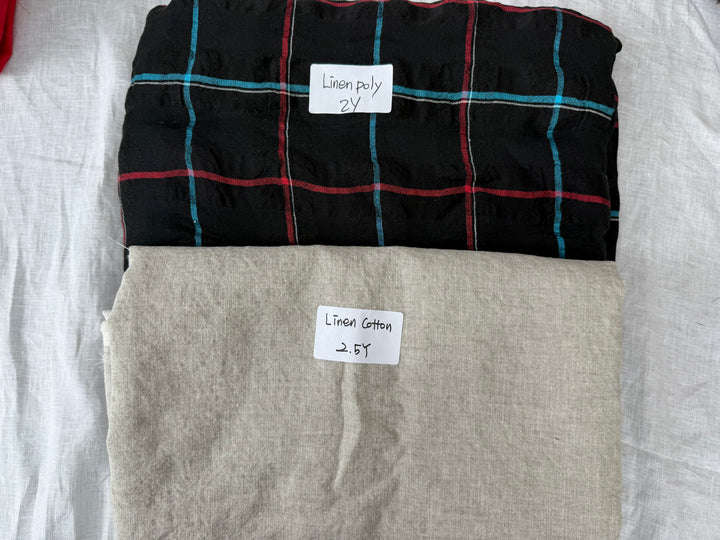 24.5 y of Woven Fabric of Linen - Surprise Box No.41