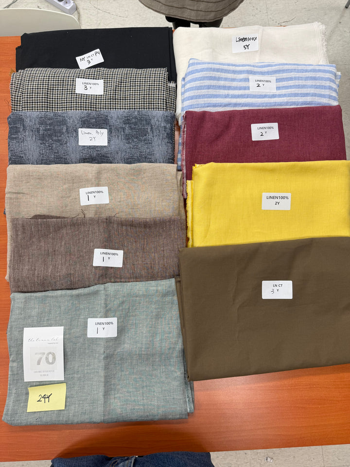 24y of Woven Fabric of Linen - Surprise Box No.70