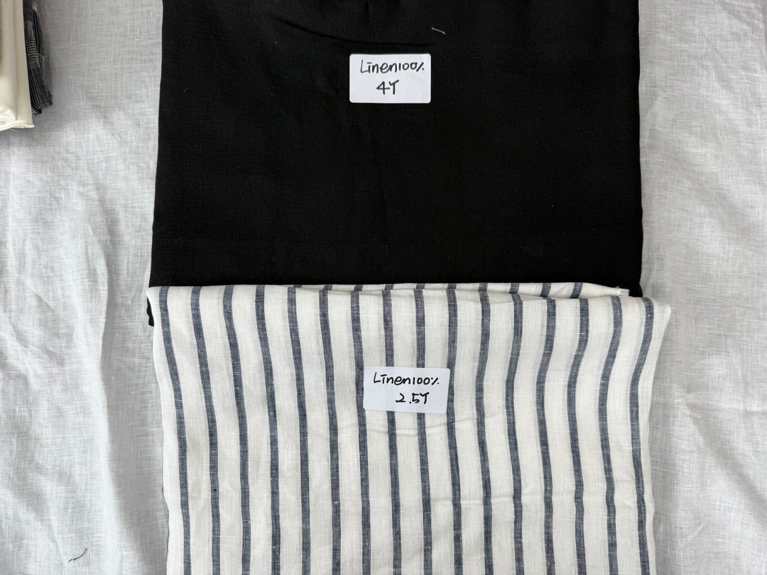 24.5 y of Woven Fabric of Linen - Surprise Box No.36