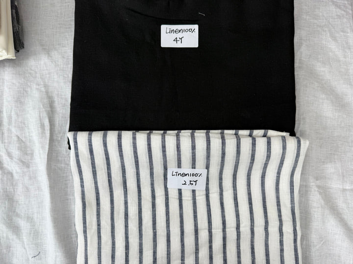 24.5 y of Woven Fabric of Linen - Surprise Box No.36