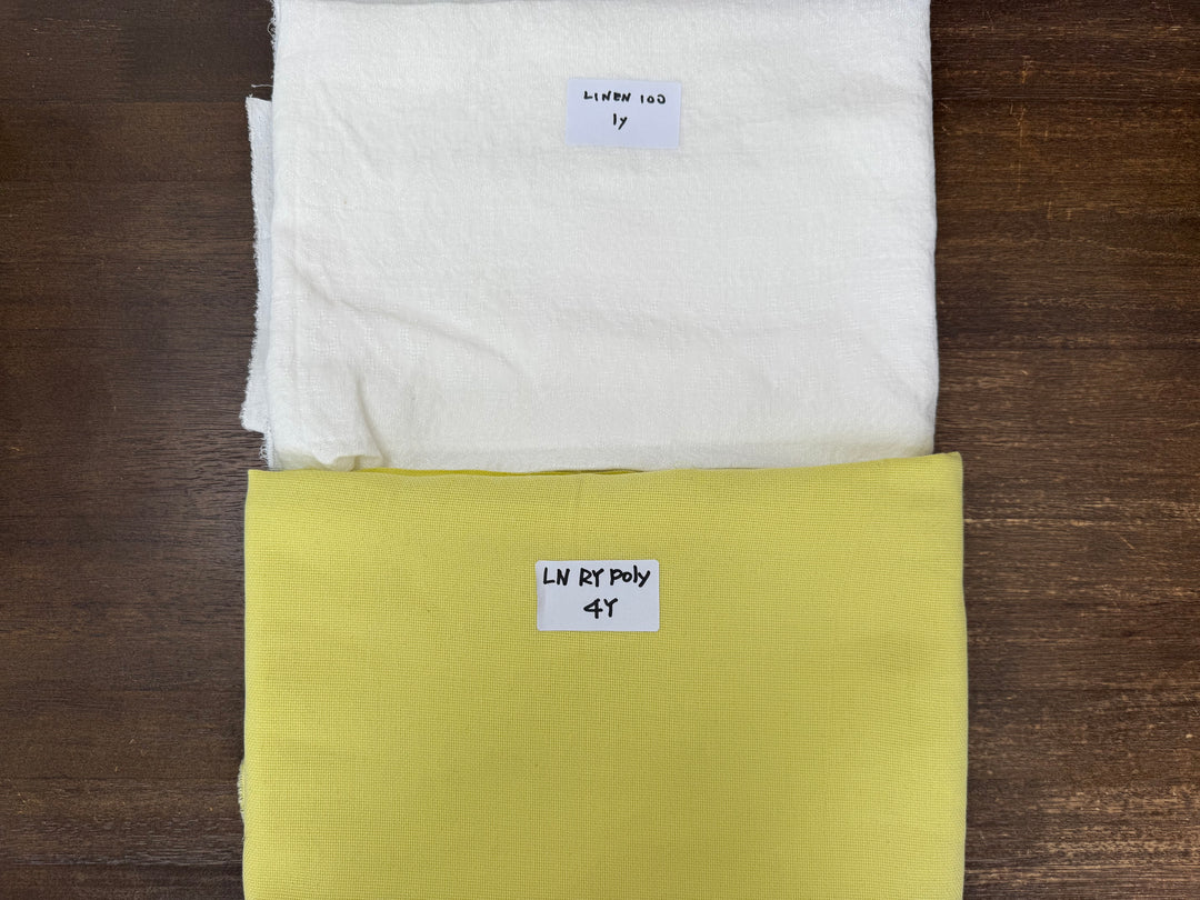 24.5 y of Woven Fabric of Linen - Surprise Box No.18