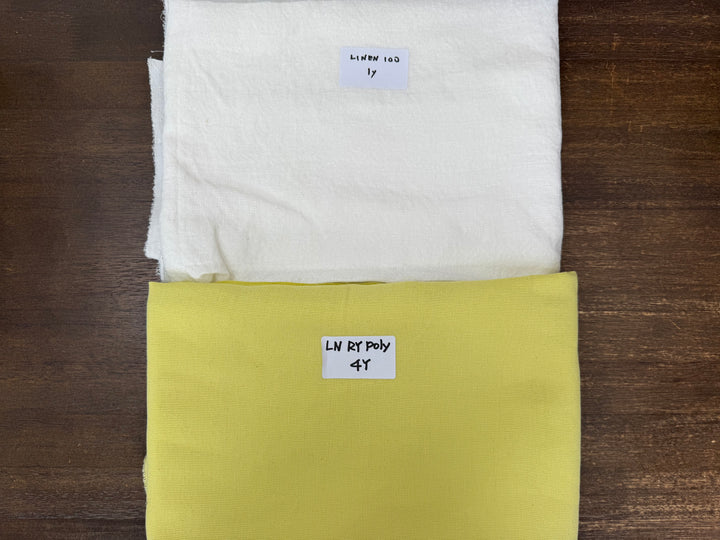 24.5 y of Woven Fabric of Linen - Surprise Box No.18