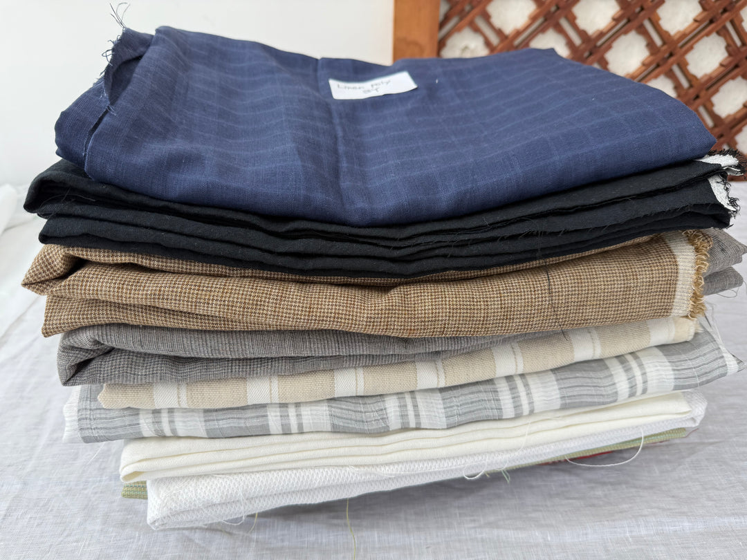 24 y of Woven Fabric of Linen - Surprise Box No.47