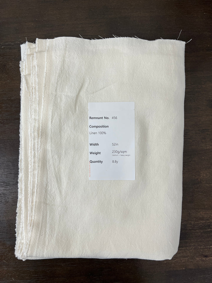 Remnant Fabric #456 - Linen 100% - 8.8y