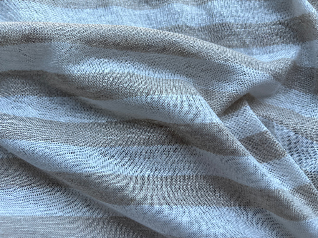 Remnant Fabric #387 - Linen 100% Knit - 7.5y
