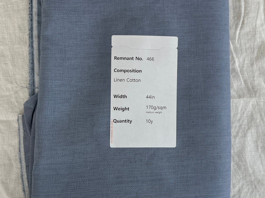 Remnant Fabric #466 - Linen Cotton - 10y