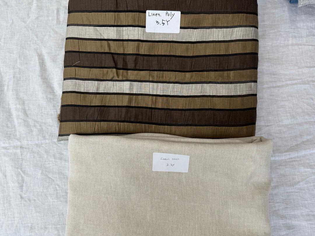 24.5 y of Woven Fabric of Linen - Surprise Box No.51
