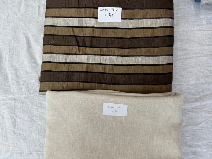 24.5 y of Woven Fabric of Linen - Surprise Box No.51
