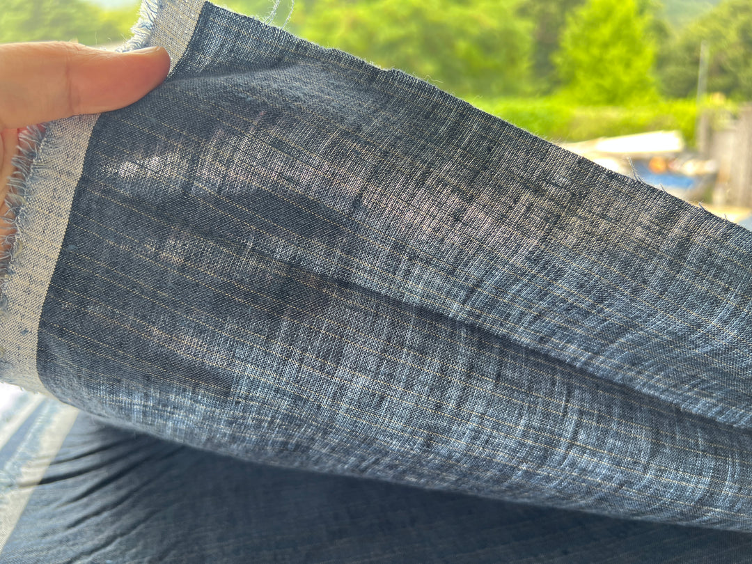 Remnant Fabric #409 - Linen Polyester - 7y