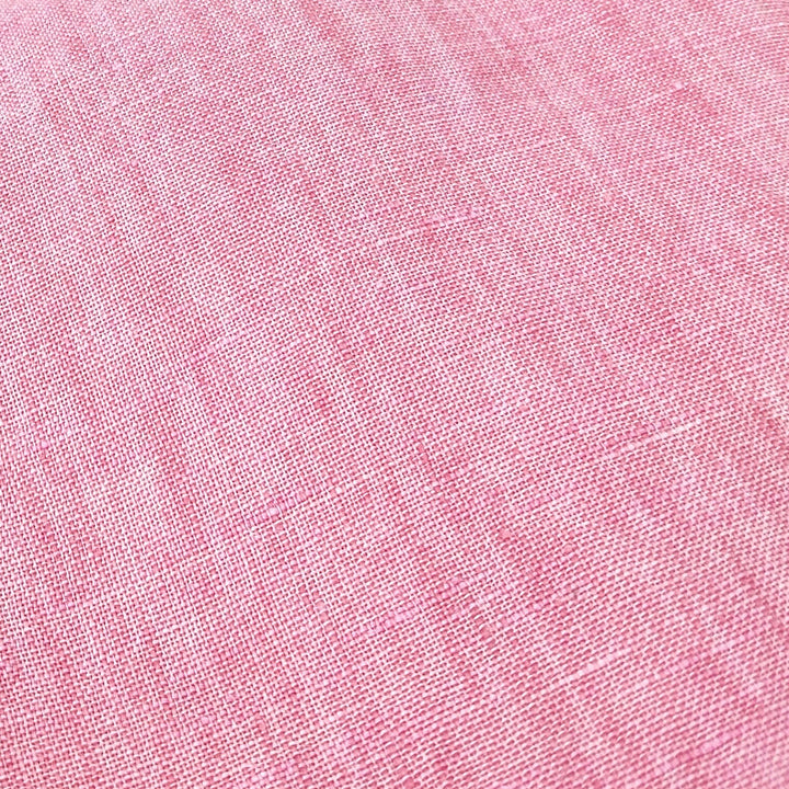 100% Linen Soft&Crisp Fabric 21s Vintage Chambray Pink(light) 7702