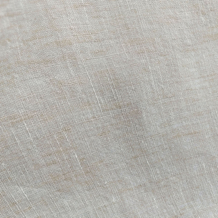 100% Linen Soft&Crisp Fabric 21s Vintage Chambray Beige(light) 7735