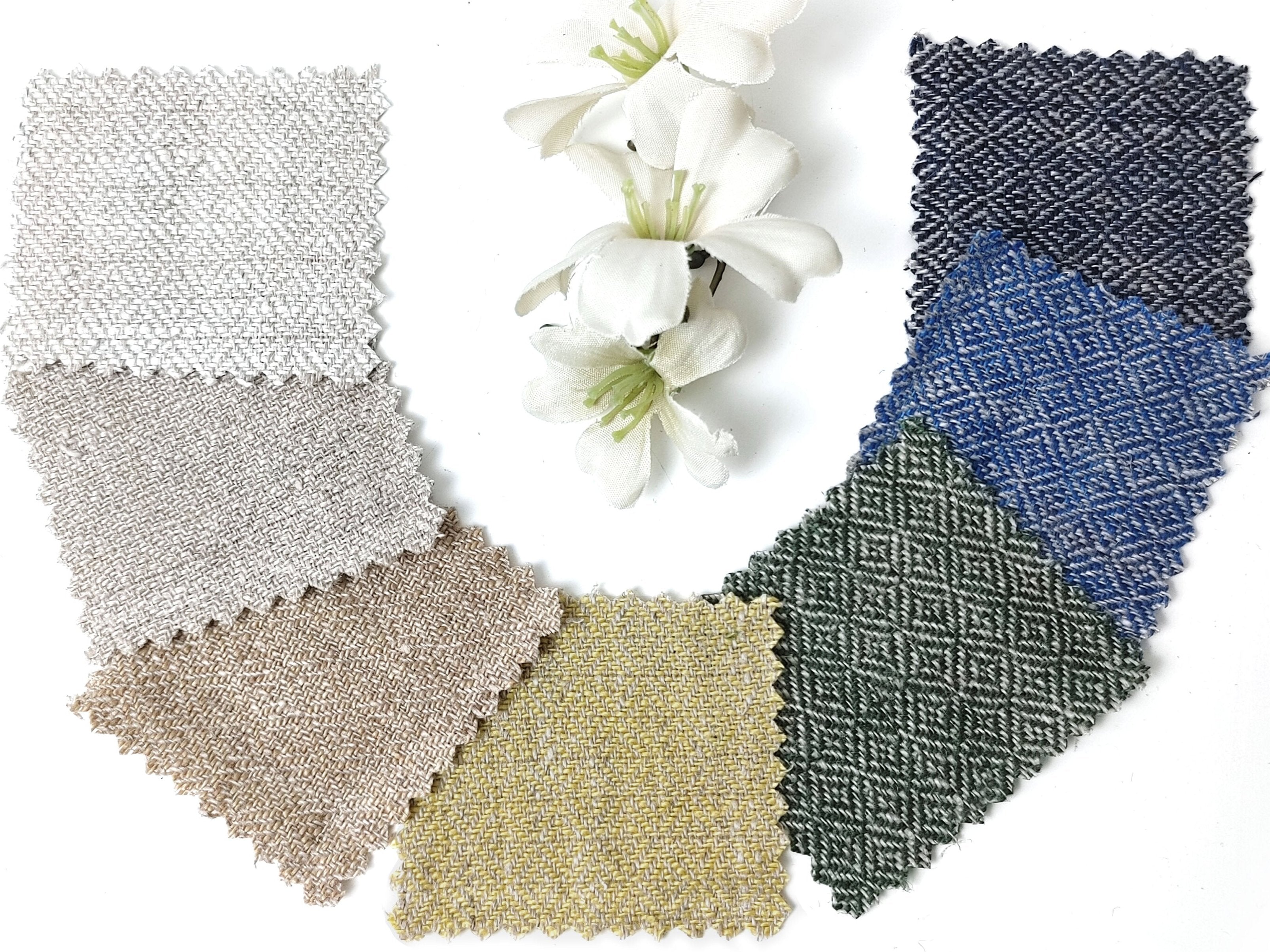 専用★Sweden＊Hand woven linen cloth＊・* Viking Age Broken Diamond Twill: 100% Linen Fabric – The Linen Lab