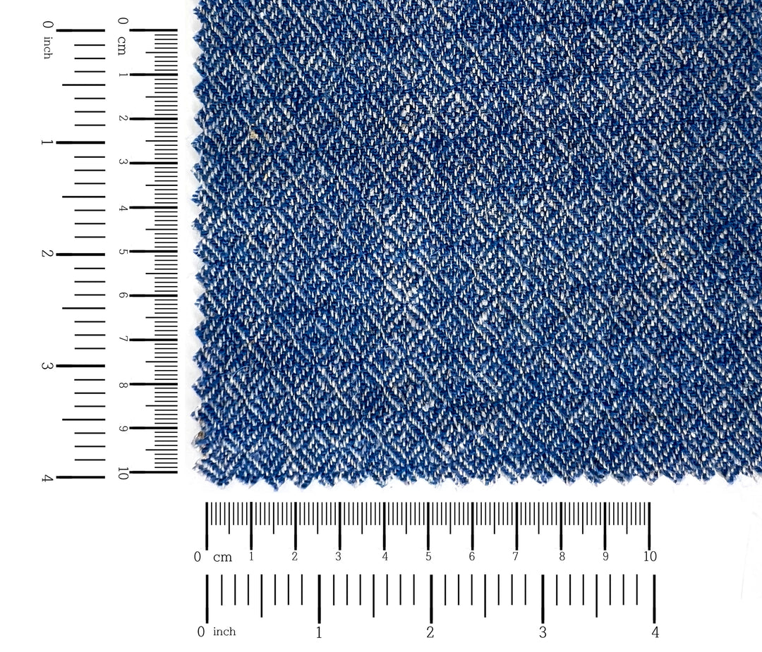 Linen Wool Broken Diamond Twill Fabric – Viking Inspired, Soft & Pre-Washed 8178 8179 8180