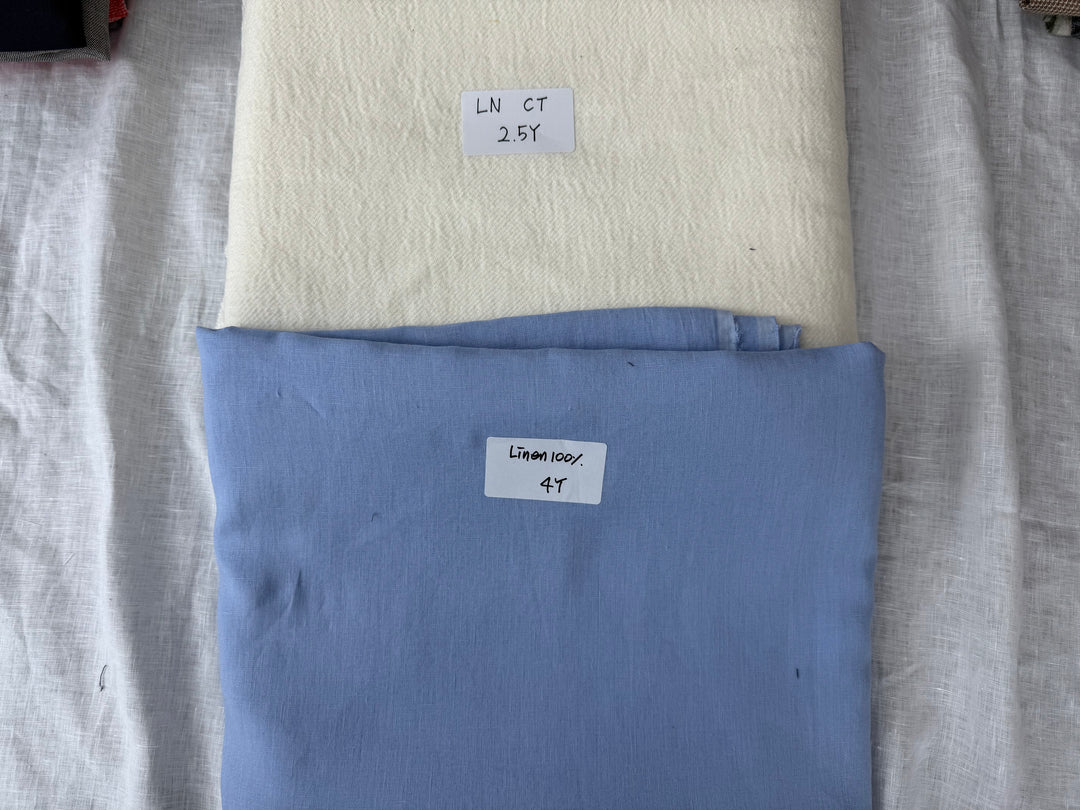 24.5 y of Woven Fabric of Linen - Surprise Box No.35