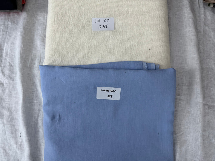24.5 y of Woven Fabric of Linen - Surprise Box No.35