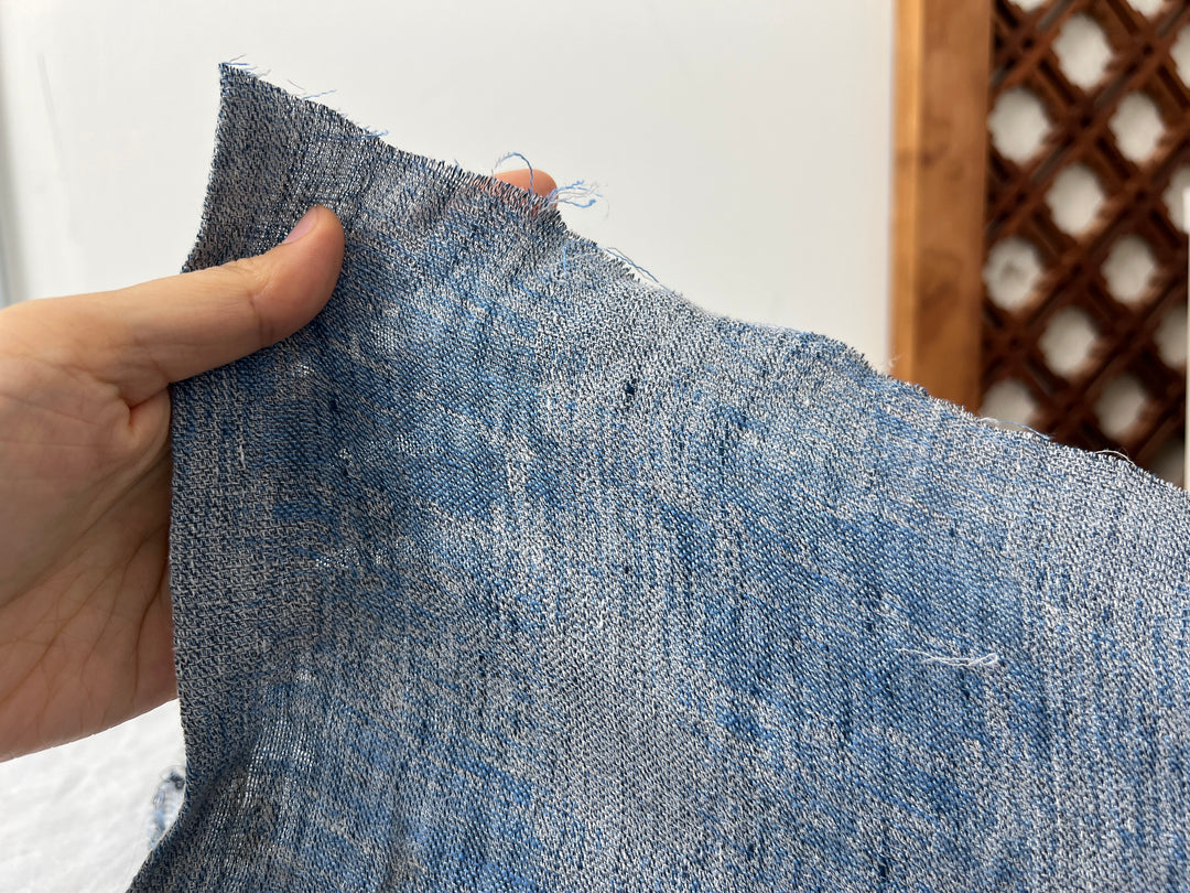 Remnant Fabric #453 - Linen Polyester - 6y