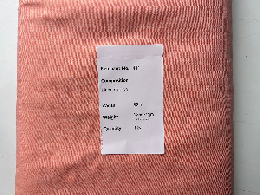 Remnant Fabric #411 - Linen Cotton - 12y