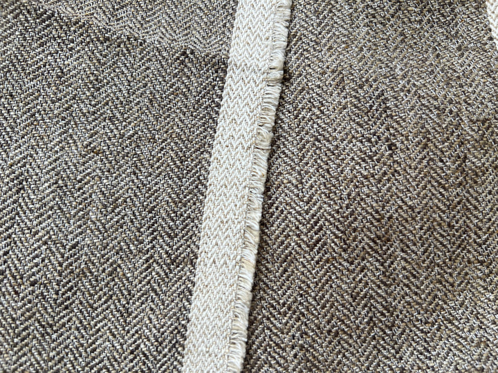 Remnant Fabric #376 - Linen Polyester - 6.2y
