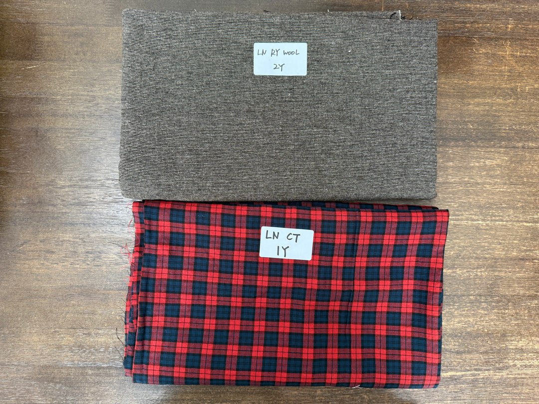 24.5 y of Woven Fabric of Linen - Surprise Box No.18