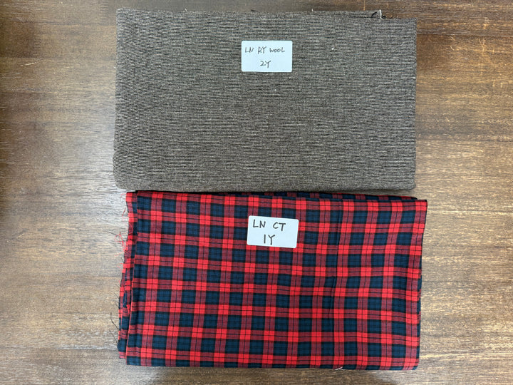 24.5 y of Woven Fabric of Linen - Surprise Box No.18