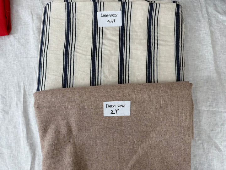 24.5 y of Woven Fabric of Linen - Surprise Box No.41