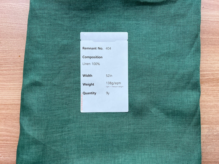 Remnant Fabric #404 - Linen 100% - 9y