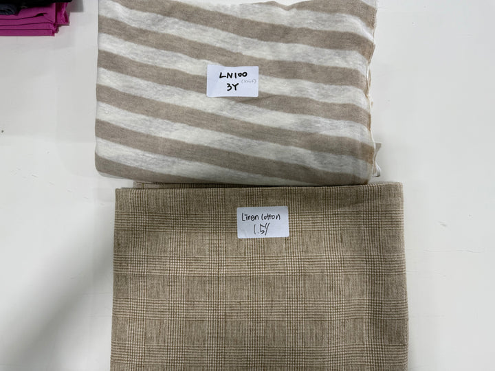 24 of Woven Fabric of Linen - Surprise Box No.62