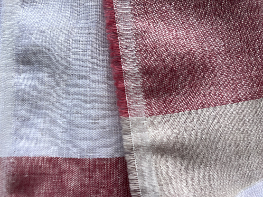 Remnant Fabric #301 - Linen 100%  12y