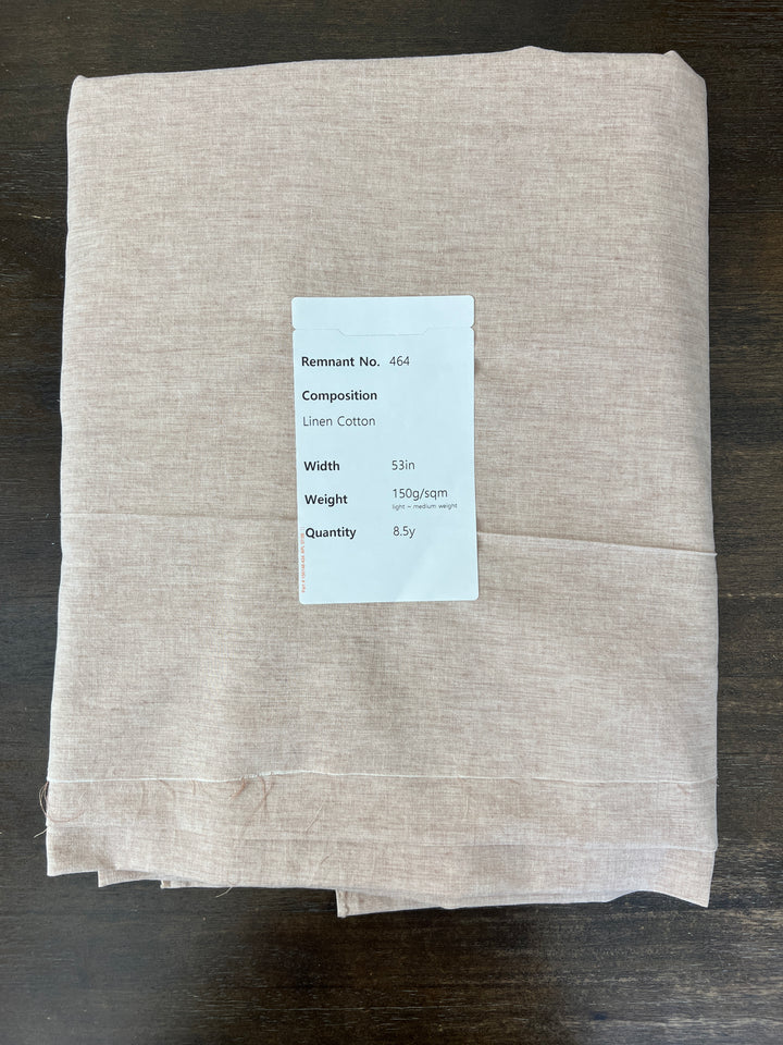 Remnant Fabric #464 - Linen Cotton - 8.5y