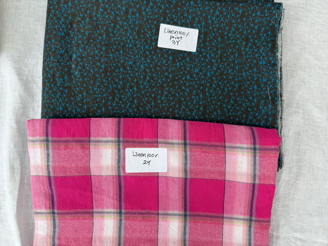 25.5 y of Woven Fabric of Linen - Surprise Box No.38