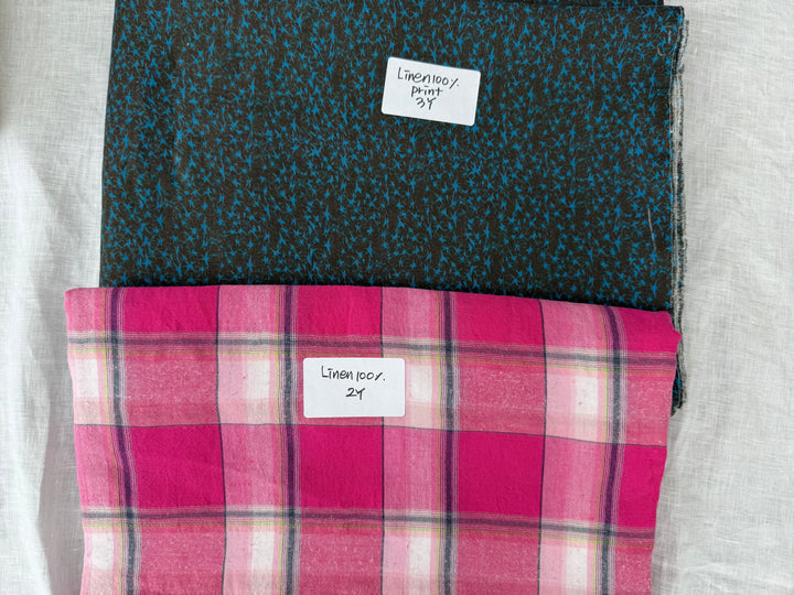25.5 y of Woven Fabric of Linen - Surprise Box No.38
