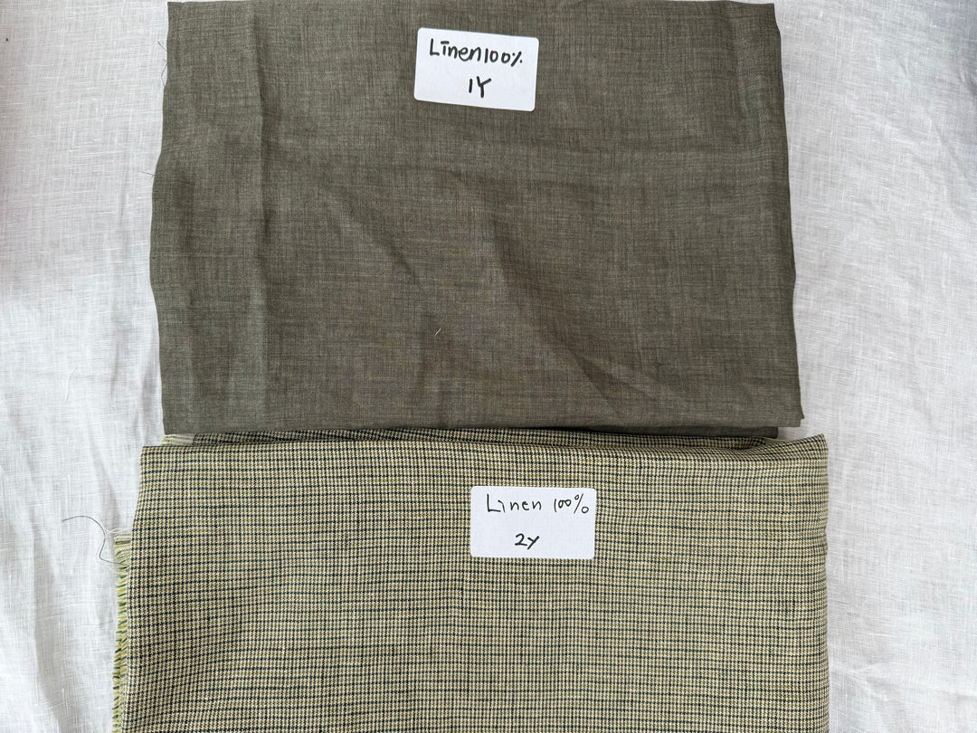 25.5 y of Woven Fabric of Linen - Surprise Box No.42