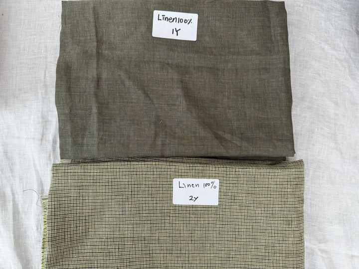25.5 y of Woven Fabric of Linen - Surprise Box No.42