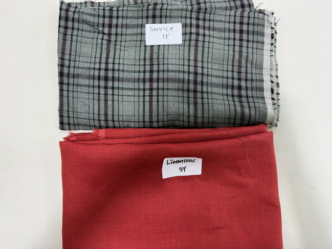 24 of Woven Fabric of Linen - Surprise Box No.63