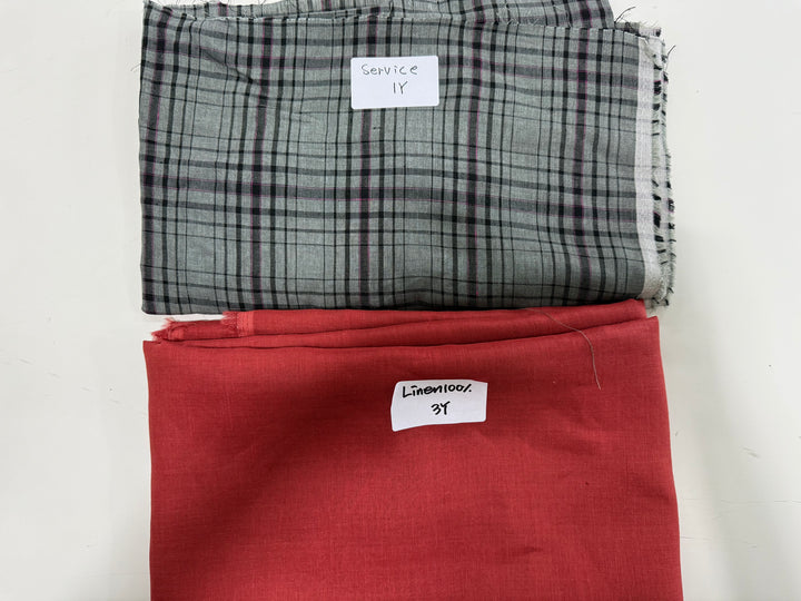 24 of Woven Fabric of Linen - Surprise Box No.63