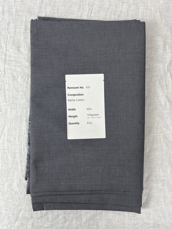 Remnant Fabric #431 - Ramie Cotton  - 6.5y