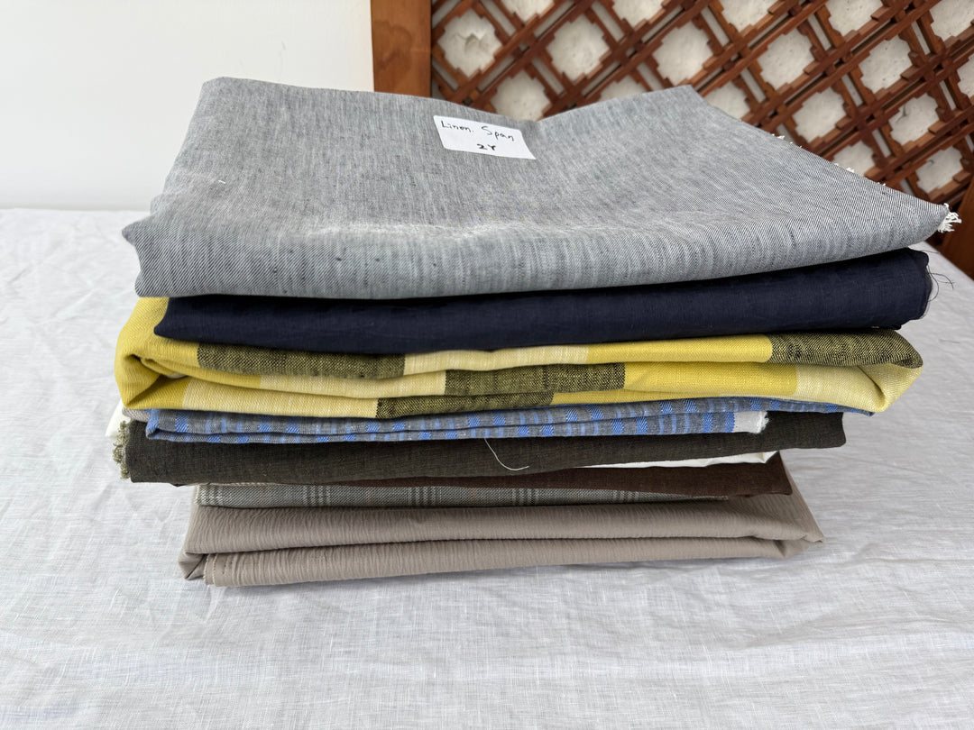 24.5 y of Woven Fabric of Linen - Surprise Box No.45