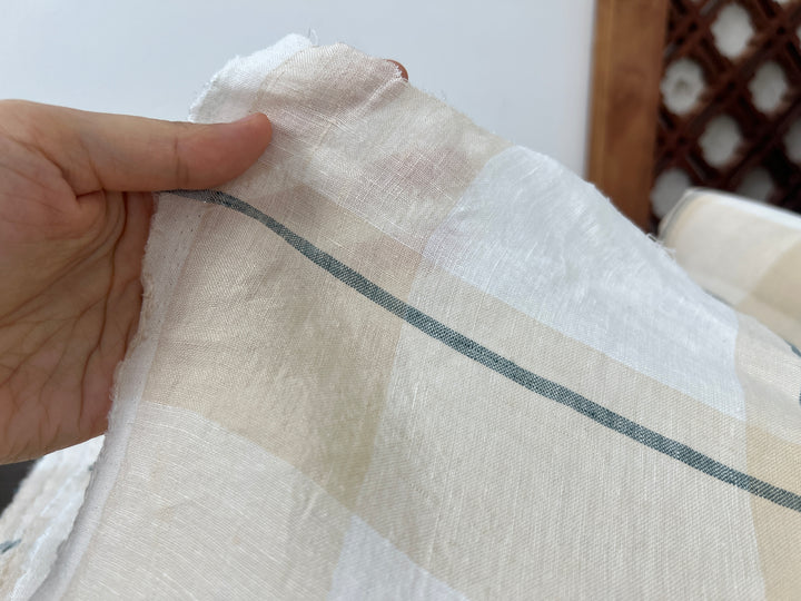 Remnant Fabric #458 - Linen 100% - 9.5y