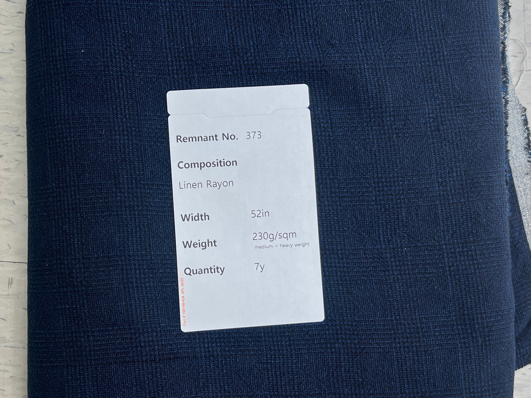 Remnant Fabric #373 - Linen Rayon - 7y