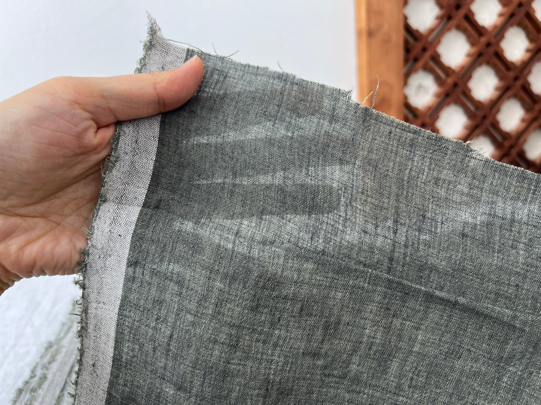 Remnant Fabric #448 - Linen 100%  - 9y