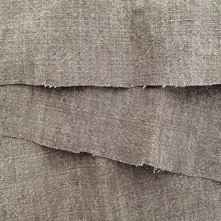 High Twisted Linen Fabric 14s Medium Weight Khaki(light) 6311