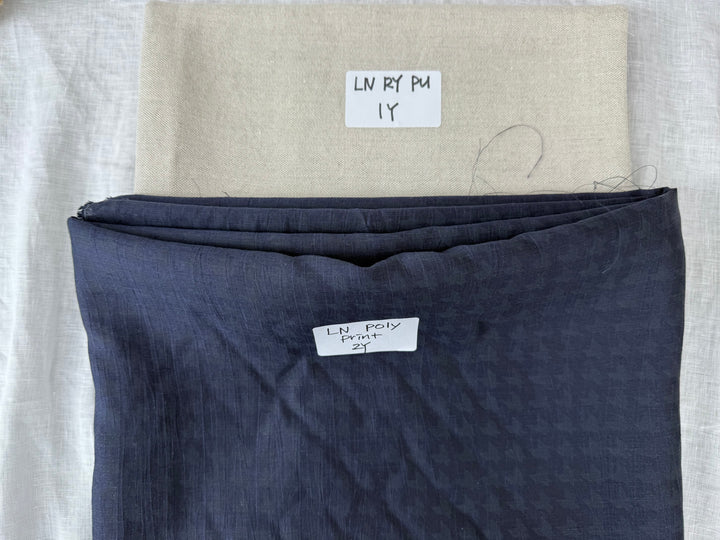 25.5 y of Woven Fabric of Linen - Surprise Box No.38