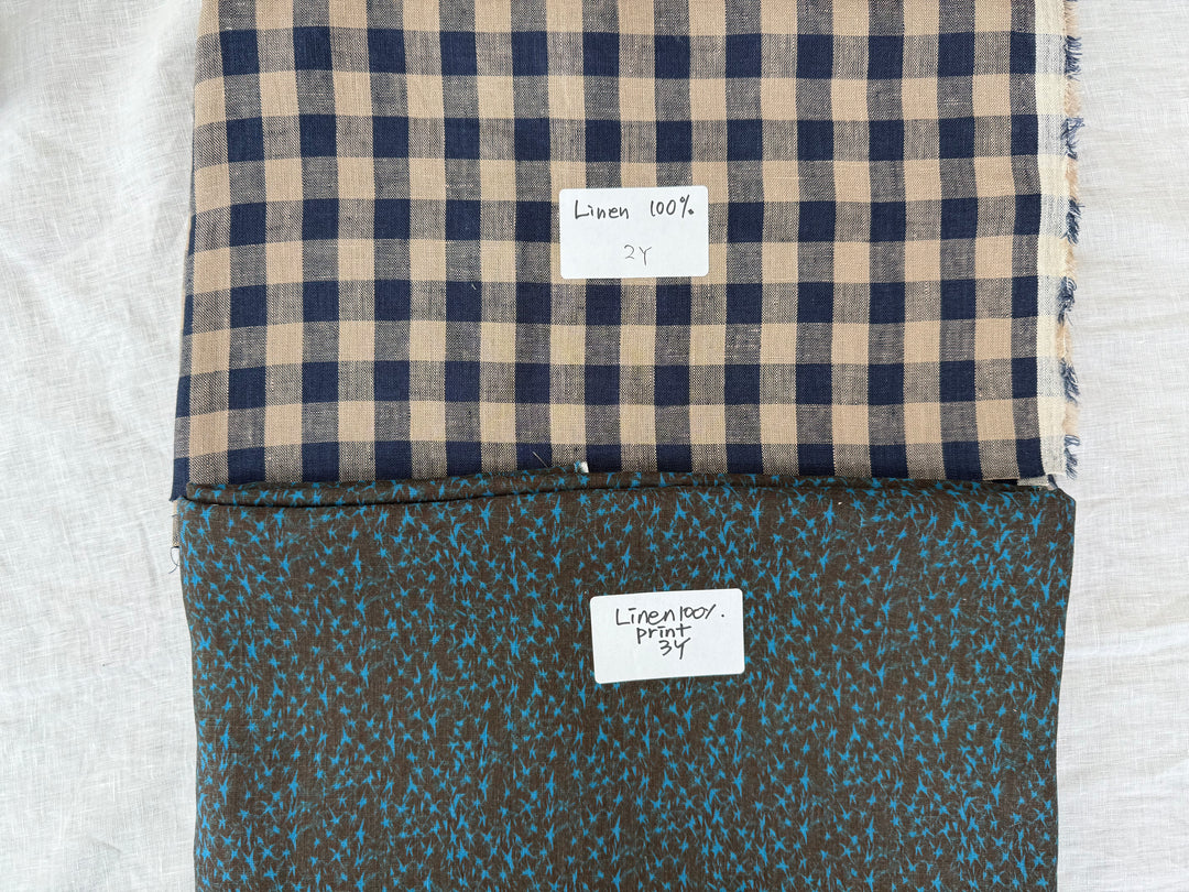 24 y of Woven Fabric of Linen - Surprise Box No.44