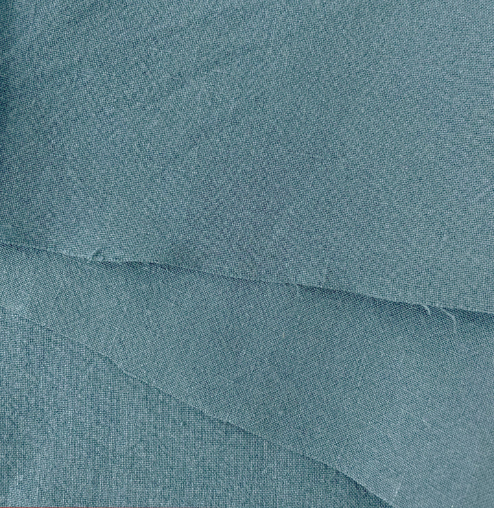 High Twisted Linen Fabric 14s Medium Weight Blue 6769