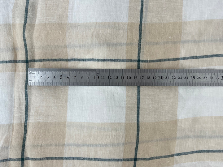 Remnant Fabric #458 - Linen 100% - 9.5y