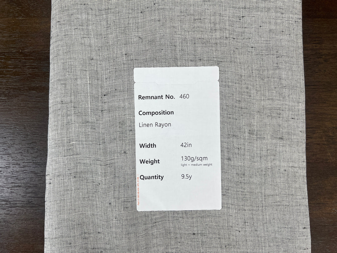 Remnant Fabric #460 - Linen Rayon - 9.5y